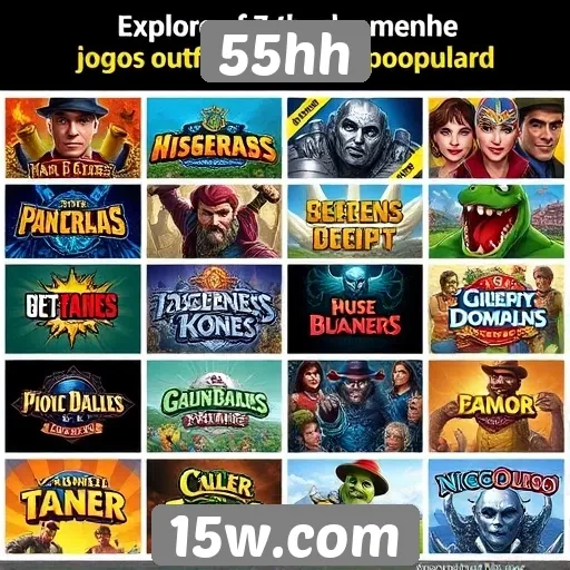 Desempenho de jogos populares no 55hh